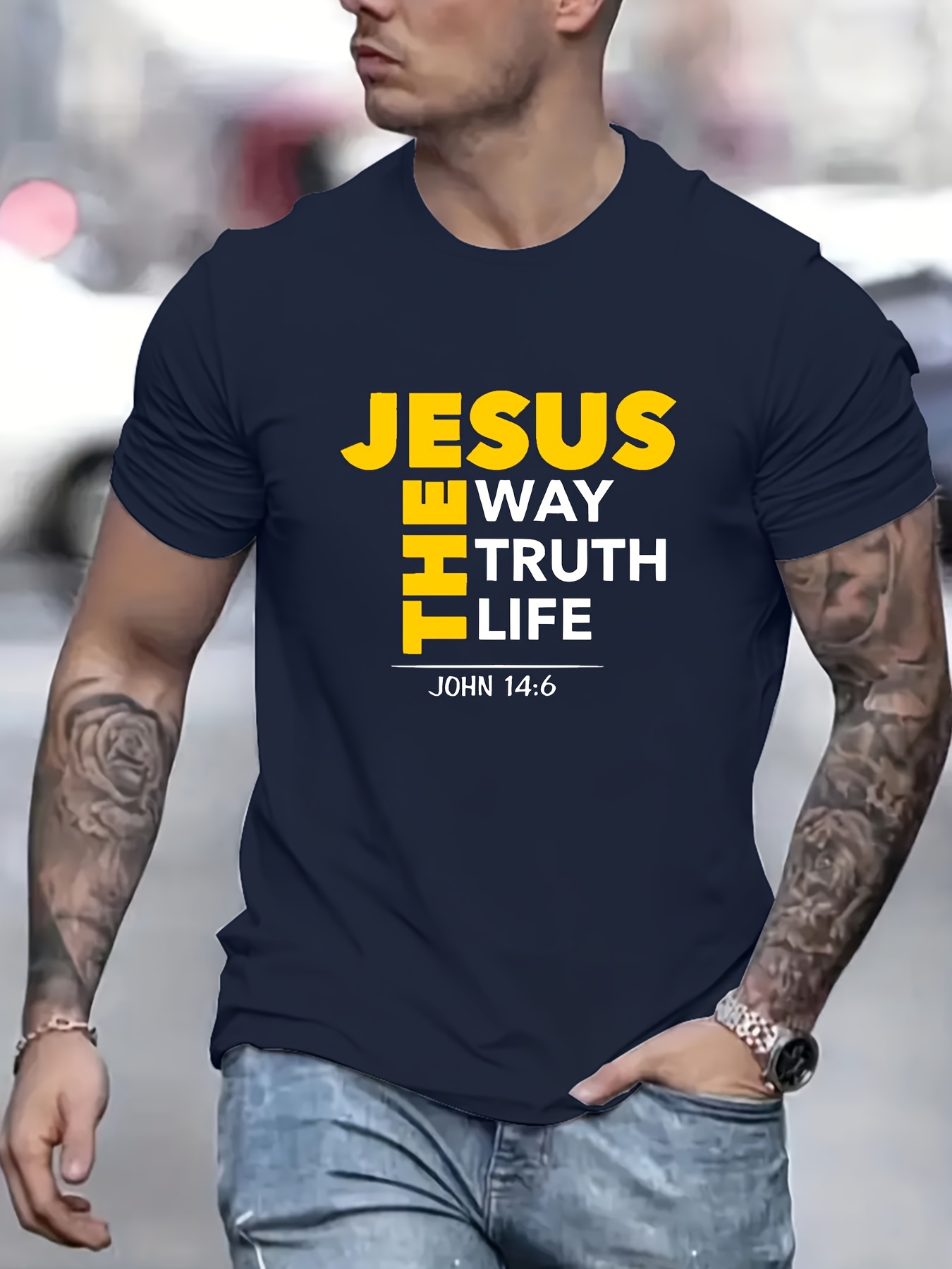 print t shirt tees for men casual short sleeve t shirt for summer details 5