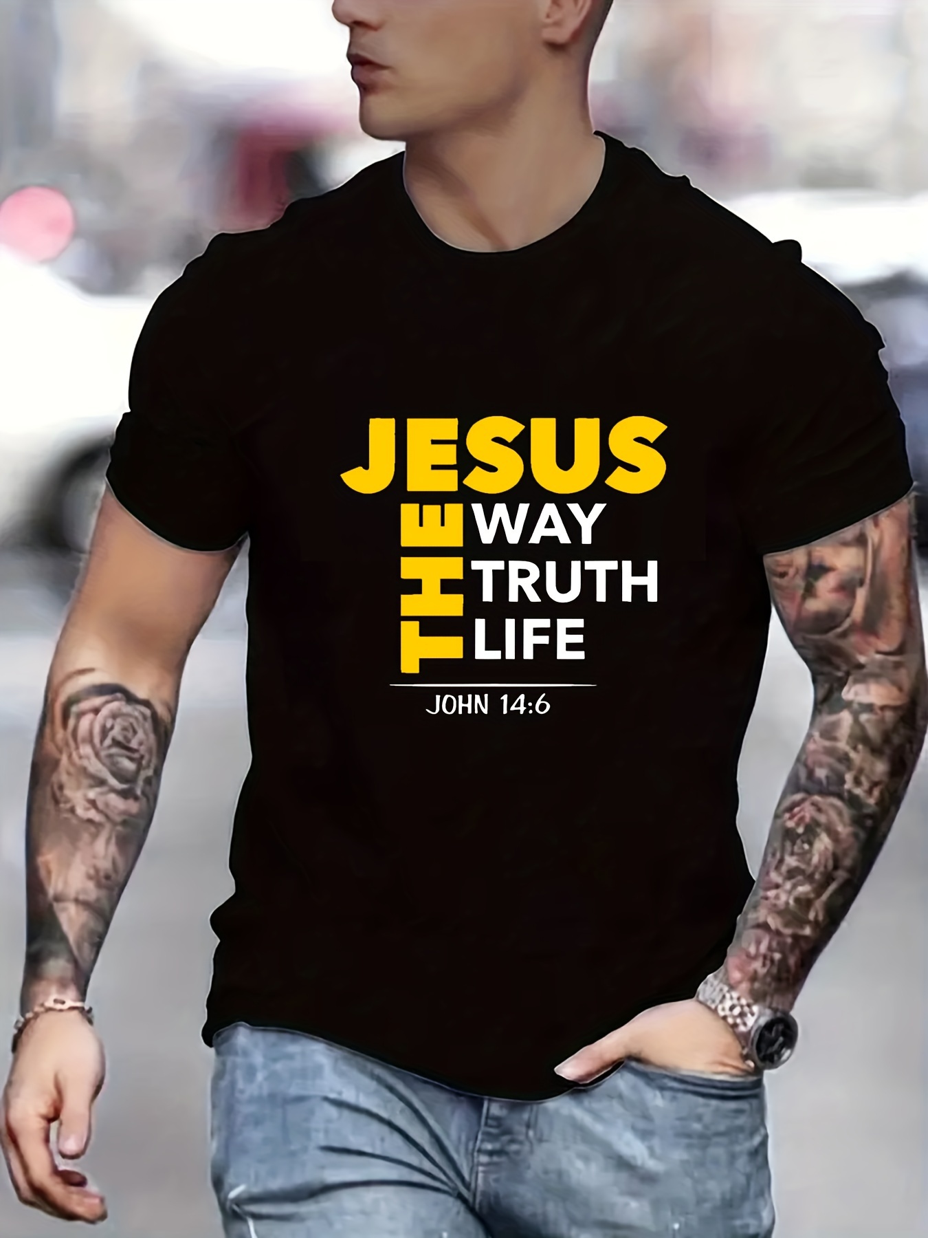 print t shirt tees for men casual short sleeve t shirt for summer details 26